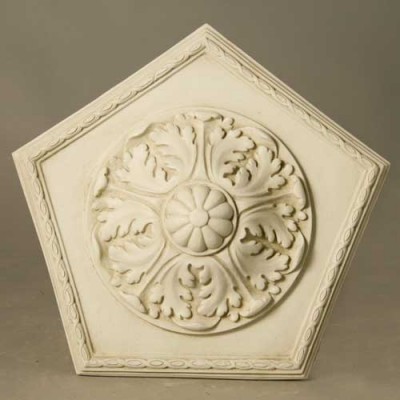 Penta Medallion 18in. - Fiberglass - Indoor/Outdoor Statue -  - F7715