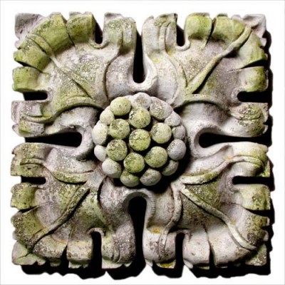 Dogwood Plaque - Fiber Stone Resin - Indoor/Outdoor Statue/Sculpture -  - FS8620