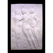 Three Grace Fragment - Fiberglass Resin - Indoor/Outdoor Garden Statue