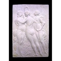 Three Grace Fragment - Fiberglass Resin - Indoor/Outdoor Garden Statue