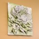 Chrysanthemum Plaque Fiber Stone Resin Indoor/Outdoor Garden Statue -  - FS8742