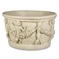 Gallo Patio Urn 16in. - Fiberglass Resin - Indoor/Outdoor /Sculpture