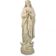 Immaculate Conception 54" Mary Lightweight Fiberglass Resin Indoor/Outdoor Church Statuary