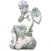 Mischievous / Shooshing Cupid - Fiberglass Resin - Indoor/Outdoor Garden Statue