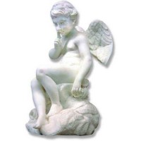 Mischievous / Shooshing Cupid - Fiberglass Resin - Indoor/Outdoor Garden Statue Mischievous / Shooshing Cupid - Fiberglass Resin - Indoor/Outdoor Garden Statue