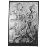 2 Men In Cavalcade Slab III - Fiberglass Resin - Indoor/Outdoor Statue