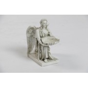 Angel w/Dish - Fiberglass Resin - Indoor/Outdoor Statue/Sculpture
