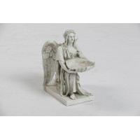 Angel w/Dish - Fiberglass Resin - Indoor/Outdoor Statue/Sculpture Angel w/Dish - Fiberglass Resin - Indoor/Outdoor Statue/Sculpture