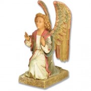 Angel Gabriel 8in. - Fiberglass Resin - Indoor/Outdoor Garden Statue