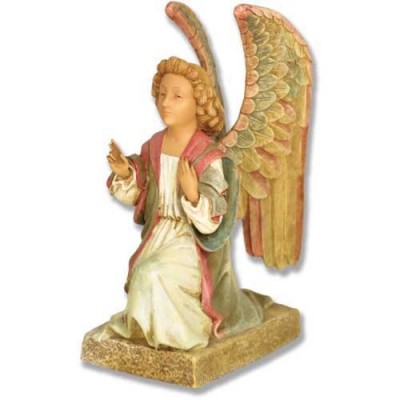 Angel Gabriel 8in. - Fiberglass - Indoor/Outdoor Garden Statue -  - E54