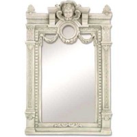 Victorian Mirror Frame Lightweight Fiberglass Resin Indoor/Outdoor Church Statuary/Sculpture