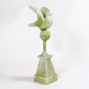 Dove Finial 24 Inch Fiberglass Resin Indoor/Outdoor Statue/Sculpture