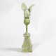 Dove Finial 24 Inch Fiber Stone Resin Indoor/Outdoor Statue/Sculpture -  - FS00261