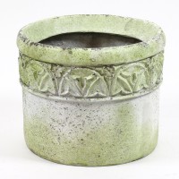 Trinity Pot Fiber Stone Indoor/Outdoor Garden / Patio Statue