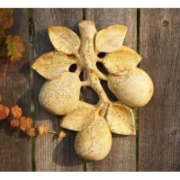 Pear Decoration 9in. - Fiberglass Resin - Indoor/Outdoor Statue