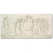 Apollo And Muse Frieze - Fiberglass Resin - Indoor/Outdoor Statue Apollo And Muse Frieze - Fiberglass Resin - Indoor/Outdoor Statue