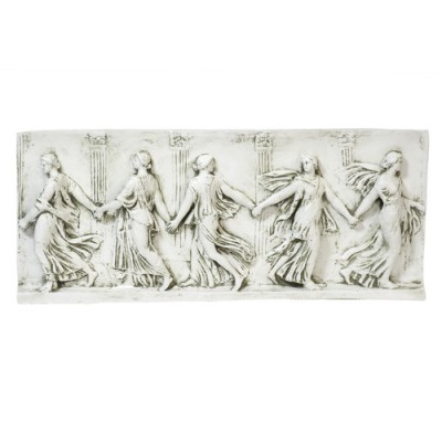 Bacchantes Dancing Frieze - Fiberglass - Indoor/Outdoor Statue - - F9351 Bacchantes Dancing Frieze - Fiberglass - Indoor/Outdoor Statue - - F9351