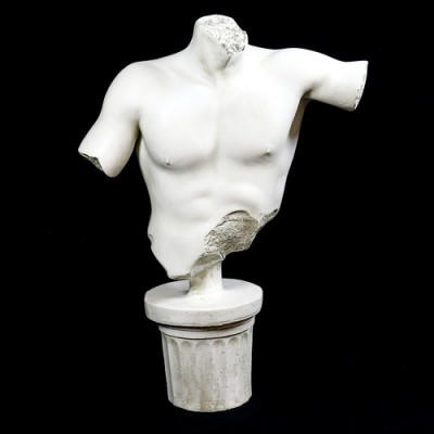 Torso Of Destafano 38in. Fiberglass Indoor/Outdoor Garden Statue -  - F7945