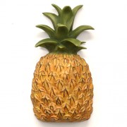 Decorative Wall Pineapple Fiberglass Resin Indoor/Outdoor Garden Statue