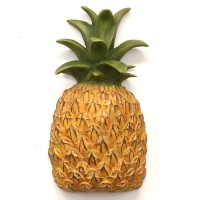 Decorative Wall Pineapple Fiberglass Resin Indoor/Outdoor Garden Statue