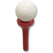 Golf Ball On Tee 8in. - Fiberglass Resin - Indoor/Outdoor Statue
