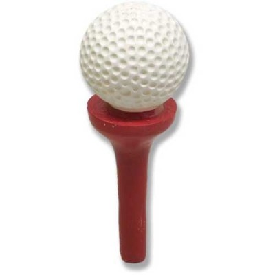 Golf Ball On Tee 8in. - Fiberglass - Indoor/Outdoor Statue -  - F6834