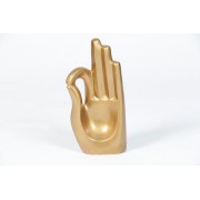 Buddha Hand 13in. Fiberglass Resin Indoor/Outdoor Garden Buddha Hand 13in. Fiberglass Resin Indoor/Outdoor Garden