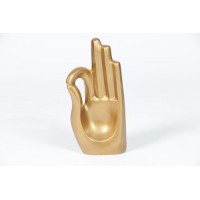 Buddha Hand 13in. Fiberglass Resin Indoor/Outdoor Garden