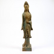 Kwan Yin Goddess of Mercy 41in. Fiberglass Resin Indoor/Outdoor Garden