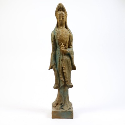Kwan Yin Goddess of Mercy 41in. Fiberglass Indoor/Outdoor Garden -  - FDS183
