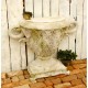 Crimson Half Table 31in. - Fiber Stone Resin - Indoor/Outdoor Statue -  - FS8317