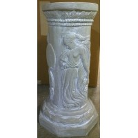 Dancing Muse Stand Pedestal Statue Display Base/Riser 22in. - Fiberglass
