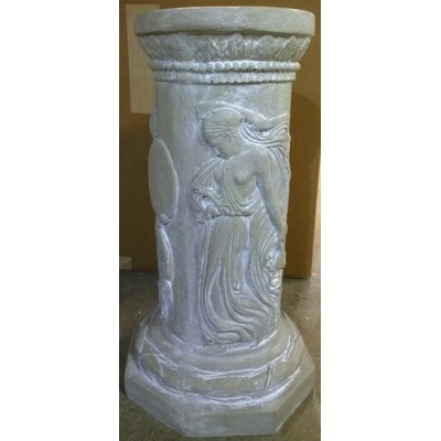 Dancing Muse Riser Stand Pedestal Statue Base 22in. - Stone - Statue -  - FS010