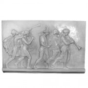 Musicians March Slab VIII Fiberglass Resin Indoor/Outdoor Statue