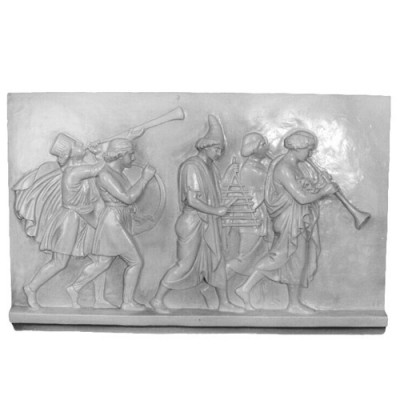 Musicians March Slab VIII Fiberglass Indoor/Outdoor Statue -  - F256