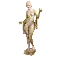 Woman w/Seashell - Fiberglass Resin - Indoor/Outdoor Garden Statue