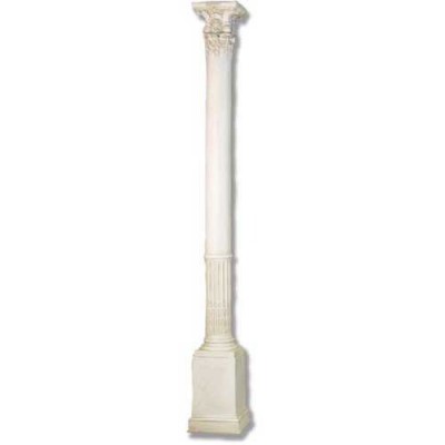 Temple Column 82in. Goli - Fiberglass - Indoor/Outdoor Statue -  - F7884