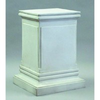 Rectangular Panel Pedestal 22x30in. - Lightweight Fiberglass Resin - Statue