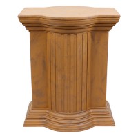 Temple Stand Pedestal Statue Display Base/Riser 29in. - Lightweight Fiberglass Resin Temple Stand Pedestal Statue Display Base/Riser 29in. - Lightweight Fiberglass Resin