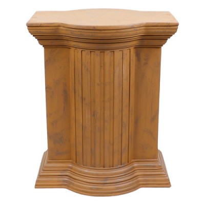 Temple Riser Stand Pedestal Statue Base 29in. - Fiberglass - Statue -  - F9347