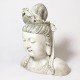 Chinese Goddess Bust 27in. Fiberglass Indoor/Outdoor Statue -  - F68252