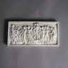 Apollo & Muse Frieze 9in. Wide - Fiberglass Resin - Outdoor Statue