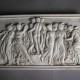 Apollo & Muse Frieze 9in. Wide - Fiberglass - Outdoor Statue -  - F38492