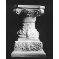 Cherub Stand Pedestal Statue Display Base/Riser - Lightweight Fiberglass Resin