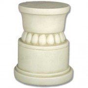 Wided Egged Stand Pedestal Statue Display Base/Riser 16in. - Lightweight Fiberglass Resin Base