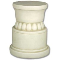 Wided Egged Stand Pedestal Statue Display Base/Riser 16in. - Lightweight Fiberglass Resin Base