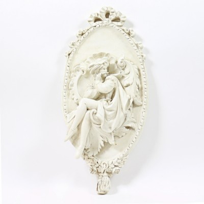 Aucassin Plaque - Fiberglass - Indoor/Outdoor Statue/Sculpture -  - HF69398