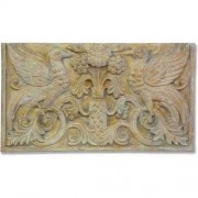 Two Bird Plaque 12.5in. Fiberglass Resin Indoor/Outdoor Garden
