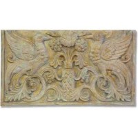 Two Bird Plaque 12.5in. Fiberglass Resin Indoor/Outdoor Garden