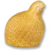 Quail Stylized-Small Fiber Stone Indoor/Outdoor Garden Statue